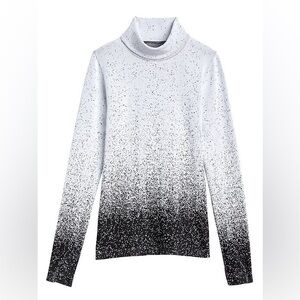 Athleta Flurry Base Layer Ombré Turtleneck size Small